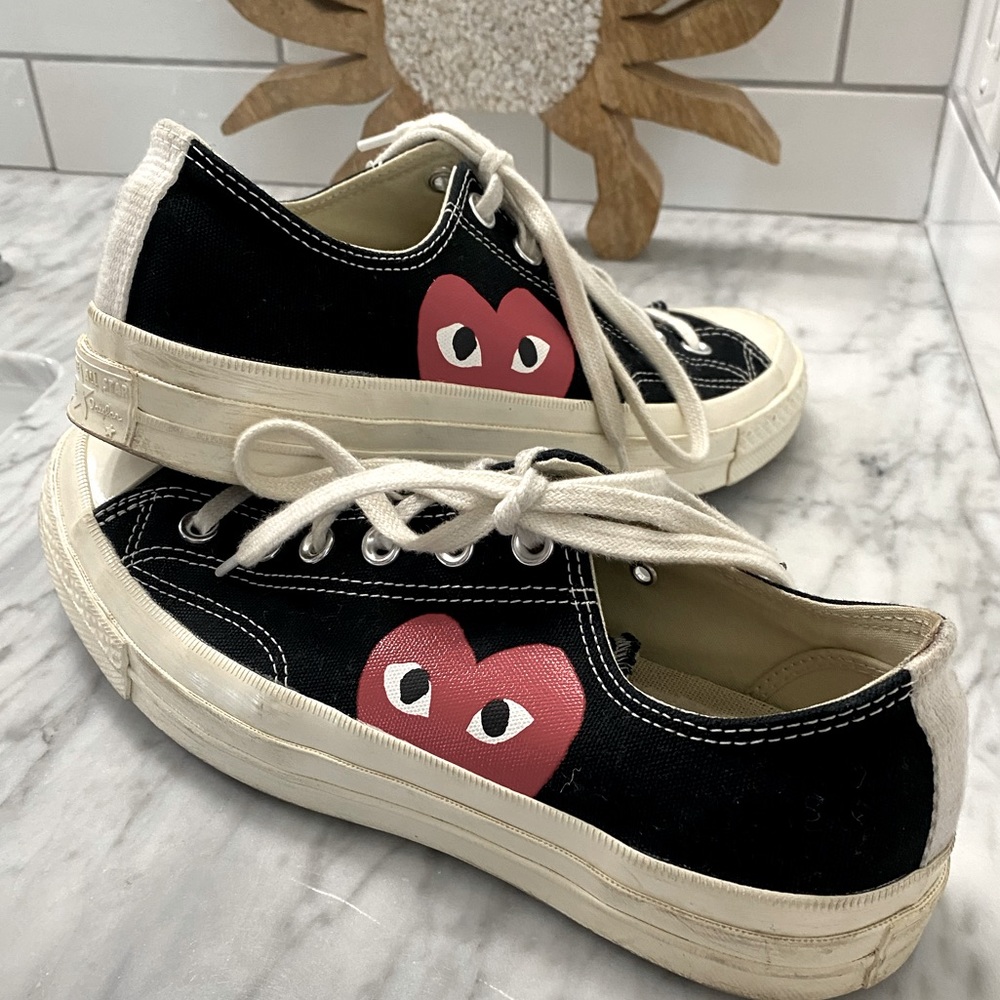Converse CDG low black low top
